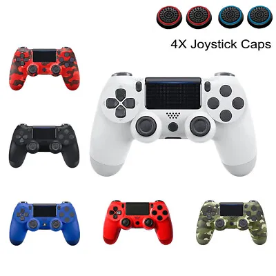 $28.59 • Buy PS4 Controller Remote Wireless Dual-shock 4 Gameped With Four Joystick Cap