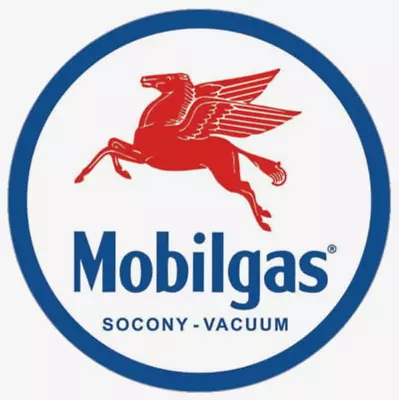 12  Mobilgas Sign / Mobil Pegasus Signs Petroliana Petro Gas & Oil Mens Garage • $24.99