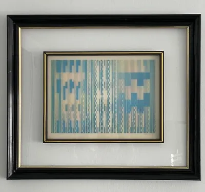$850 • Buy Yaacov Agam Agamograph Signed And Numbered 22/25 HC Double Framed With Glass