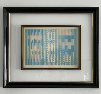 $850 • Buy Yaacov Agam Agamograph Signed And Numbered 22/25 HC Double Framed With Glass