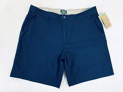 Woolrich Vista Point Eco Blue Organic Cotton Chino Shorts Mens Size 38 • $17.09