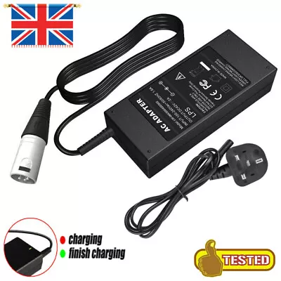 36V 42V Li-ion Lithium Battery Charger For E-bike Electric Bicycle E-Scooter • £13.99