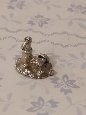 Vintage Silver Lighthouse  Charm/ Pendant. • £11.99