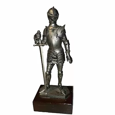 Vintage 1970s Knight Armor Figure Sword 9” “GE” Malta 1973 • $40.18