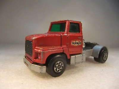 Vintage Matchbox SuperKings Ford LTS Tractor Unit - Red - Texaco - Good Unboxed • £5.99