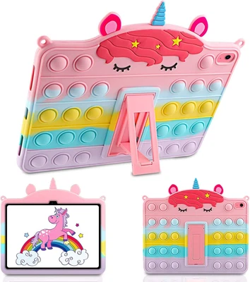 Pad 10th Generation Case 10.9 Inch With Kickstand Silicone Pop On It Fidget IPa • £22.17