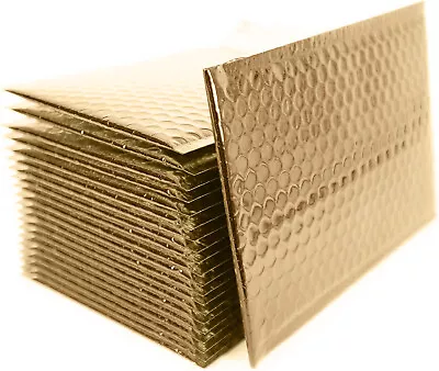 Any Size Metallic Bubble Mailers Glamour Shipping Padded Mailing Envelopes Color • $7.53