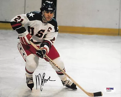 Mike Eruzione Signed 8X10 Photo Autographed PSA/DNA COA Team USA Miracle Y97 • $39.99