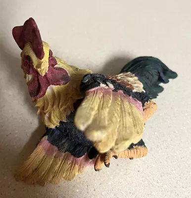 Rooster Reclining Resin Figurine • $12