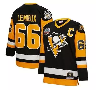 Mario Lemieux Pittsburgh Penguins 1991-92 Black Jersey - Men's • $55.99