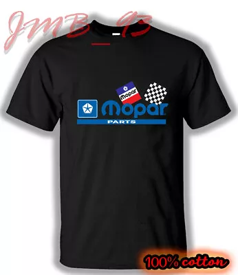 Men's Clothing Shirt Mopar Logo T-Shirt Heavy Cotton Short Sleeve Size USA • $18.97