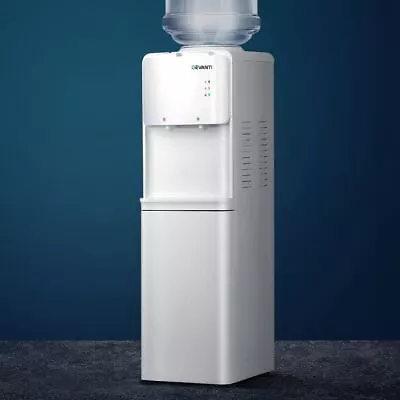 Top-Loading Water Cooler Dispenser Dual Taps Adjustable Tray Cold Purifier Stand • $143.95