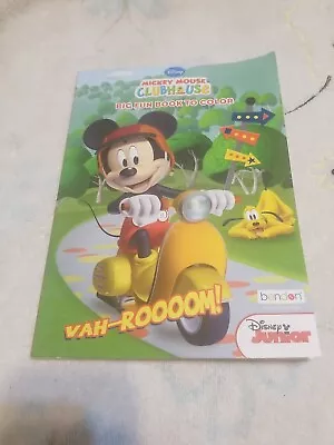 Mickey Mouse Clubhouse Big Fun Book To Color Activity & Coloring Book  • $3.99