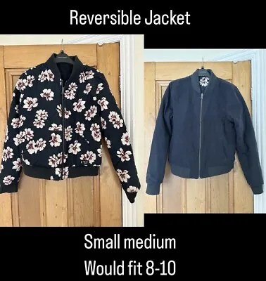 Obey Bomber Jacket Medium Reversible Women’s • £9.99