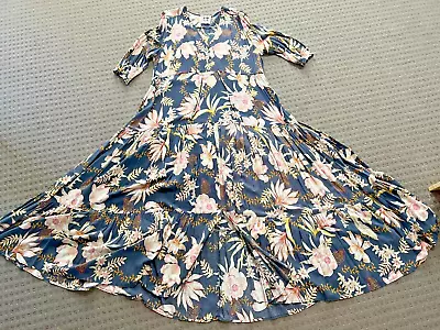 JAASE Floral Maxi Dress Sz XL (16) • $25