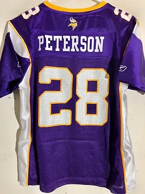 Reebok Women's NFL Jersey Minnesota Vikings Adrian Peterson Purple Sz 2XL • $14.99