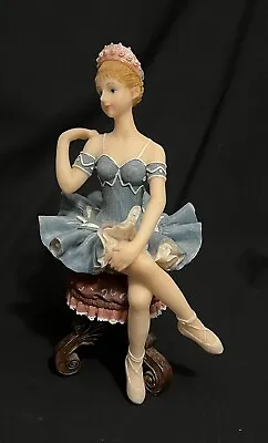 Montefiori Collection Ballerina On Stool Figurine • $39.99