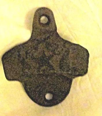 Cast Iron Wall-mounted Bottle Opener A Star And 2 Pistals On Top. • $1.50