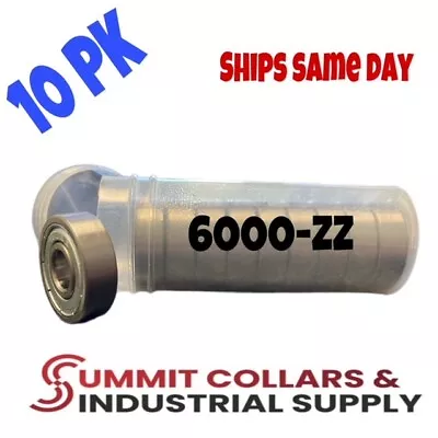 6000-ZZ C3 EMQ Premium Metal Shielded Ball Bearing 10x26x8 6000z (10 QTY) • $10.80