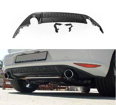 Lower Rear Bumper Spoiler Lip Sport Valance Diffuser For VW GOLF MK7 GTI GTD 12- • $109.95