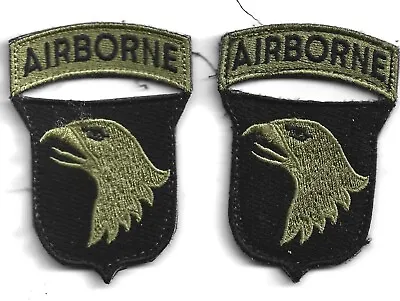 U S Forces 101st Airbourne Shoulder Patch Pair As Shown • £4.99
