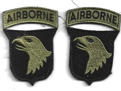 U S Forces 101st Airbourne Shoulder Patch Pair As Shown • £4.99