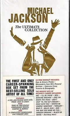 Michael Jackson - The Ultimate Collection - New Sealed 4cd/dvd Box Set • $45.95