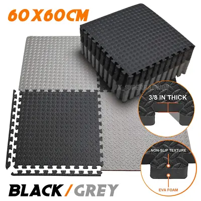 60x60CM EVA INTERLOCKING FLOOR MATS SOFT FOAM GYM FLOORING MAT YOGA TILES  • £88.79