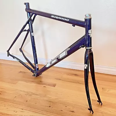 Vintage GT ZR-5000 Frame 56 Cm 700c Medium Blue Road Bike • $179.95