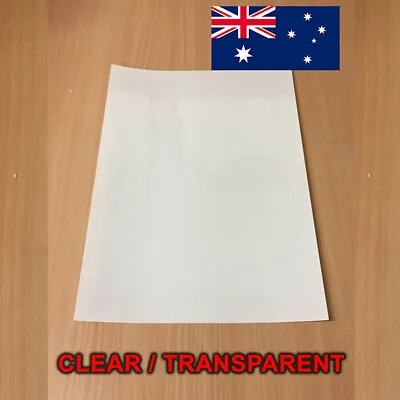 $6.45 • Buy A4 Clear Transparent Glossy Self Adhesive Sticker Printer Paper Label Laser