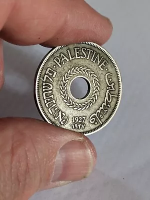 A 1927 Palestine 20 Mils Coin • £1