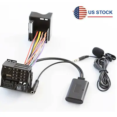 Bluetooth Module AUX Cable Adapter 12-Pin For BMW Z4 X3 E83 Mini Cooper R50 R53 • $18.89