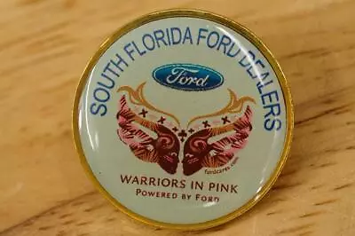 Vintage Automobile Car Advertising South Florida Ford Dealers Warriors In Pink • $9.89