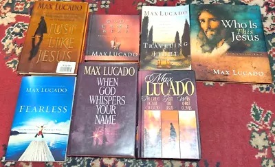 Lot 7 Max Lucado - Fearless Just Like Jesus Traveling Light VG • $10