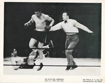 Joe Louis - Max Schmeling Championship Fight ~  June 22 1938 • $30