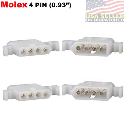 2SET - Molex 4 Pin Tuner Connector Plug For ICOM LDG Automatic Antenna Tuner ATU • $7.86