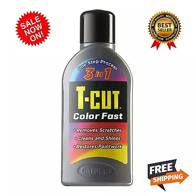 T Cut Color Fast Dark Grey Colour Polish Scratch Remover Clean Shines & Restores • £12.48