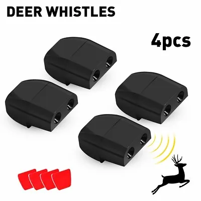 4PCS Ultrasonic Car Deer Alert Whistle Warning Animal Repeller Auto Safety • $9.99