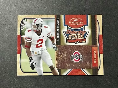 2009 Donruss Classics Saturday Stars Malcolm Jenkins /100 Ohio State Rookie RC • $2