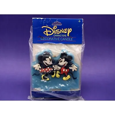 NOS Disney Mickey And Minnie Mouse Birthday Cake Candle By Gibson • $14.99
