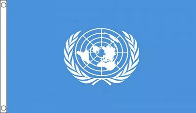 3' X 2' UN FLAG United Nations International World Peace Keepers Military • £5.50