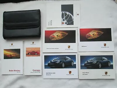 2002 Porsche 911 Carrera & 4 Owner's Manual 996 C4 4S Driver Manual Pack W/Case • $249.98