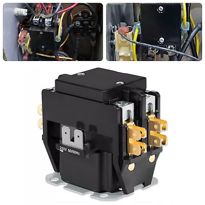 2 Pole Contactor Assembly 220V 50/60Hz For Hayward Comfortzone H-Series • $31.99