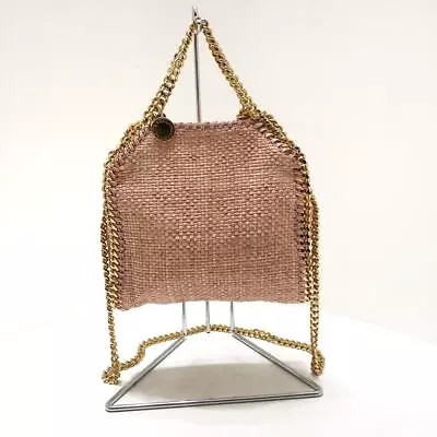 Auth Stellamccartney Tiny Falabella 391698 Pink Bolyurethane Polyester - • $339