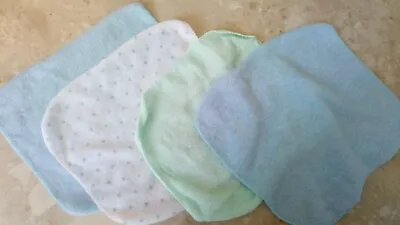 4 Babies Soft Face Cloths Flannel  • £1.50