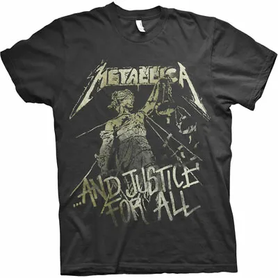Metallica Justice Vintage Official Tee T-Shirt Mens Unisex • $44.77