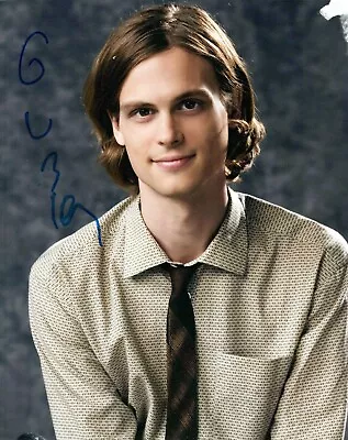 Matthew Gray Gubler Criminal Minds Autographed Photo Signed 8X10 #3 Damage/smear • $22.50