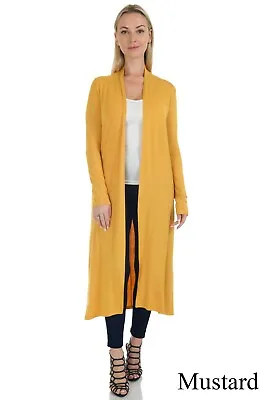 $27.99 • Buy SR Women's Long Sleeve Full Length Duster Cardigan (Size: S-5X) AT1206