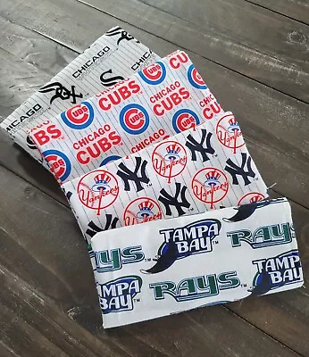 MLB Material For Crafts QUILTING Pillows CUBS Sox YANKEES Rays 4.64 Total Yards • $46