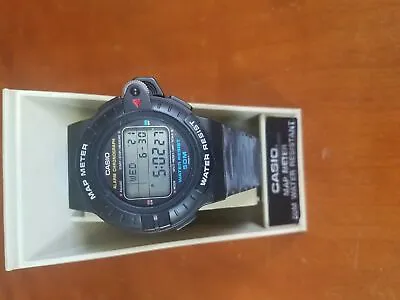 Retro 1990 Casio Black MAP100 MAP-100 MAP METER WR 50m Module 693 Rare Vintage • $607.50